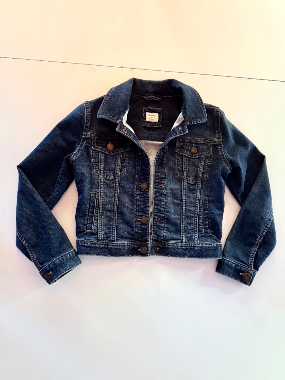 GapKids 1969 Premium Denim Trucker Jacket | Dark Wash | CLASSIC